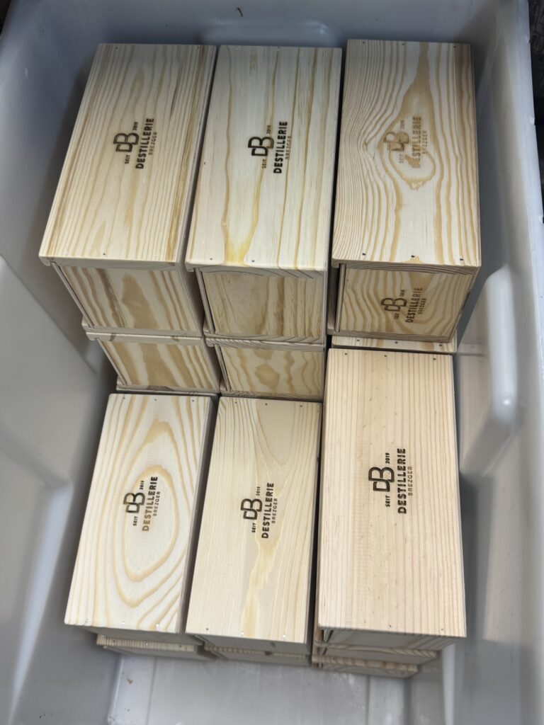 Holzkisten Serienfertigung